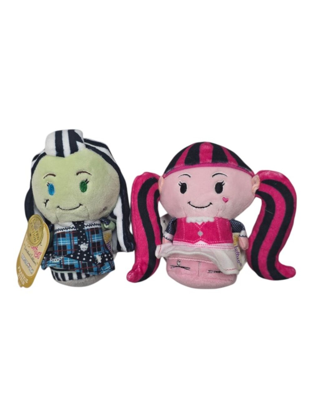 Hallmark Itty Bittys Monster High Frankie Stein & Draculaura Plush Ltd Ed NWT